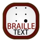 braille text android application logo